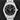 direct frontal studio portrait of the 41mm stainless steel Grand Seiko Spring Drive GMT SBGE211 watch featuring a black dial and red GMT hand