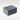 angled studio overview of the slate grey minimalist cardboard outer packaging box used to protect the inner velvet-lined presentation box