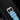 close-up studio shot focusing on the sky blue rubber strap and its matching sandblasted lightweight titanium ardillon pin buckle clasp