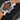 Close-up right profile view of the watch case highlighting the two cross-hatch grid patterned screw-down crowns characteristic of super-compressor cases