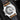 Rear studio view showing the solid stainless steel caseback cleanly embossed with Longines' signature vintage spearfishing skin-diver emblem