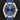 Preowned Omega Seamaster Aqua Terra Master Chronometer 18k Sedna rose gold 220.52.41.21.03.001 watch with blue teak dial on rubber strap, available at Lone Star Timepieces Dallas