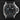 direct close-up studio front portrait of the 42mm stainless steel Panerai Submersible PAM02683 featuring a black dial and ceramic bezel on a black rubber strap