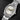 Angled profile of the Rolex Oyster Perpetual 34 124200 in Oystersteel showing the smooth domed bezel and integrated three-piece solid link Oyster bracelet